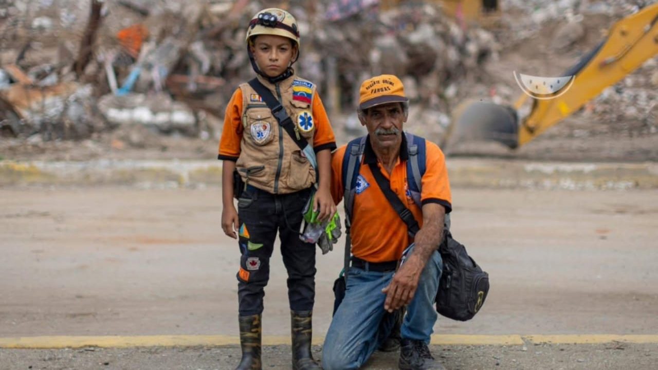 Sebastián, el ‘Topito Venezolano’: Pequeño rescatista salva a dos mascotas en La Guaira