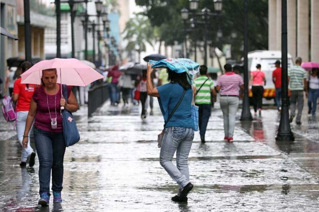 Inameh prevé lluvias y chubascos en varias regiones de Venezuela